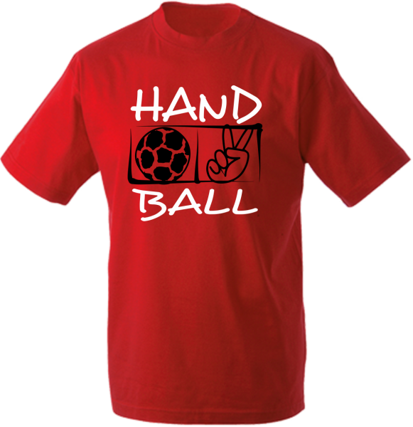 Rotes Handballshirt Victory